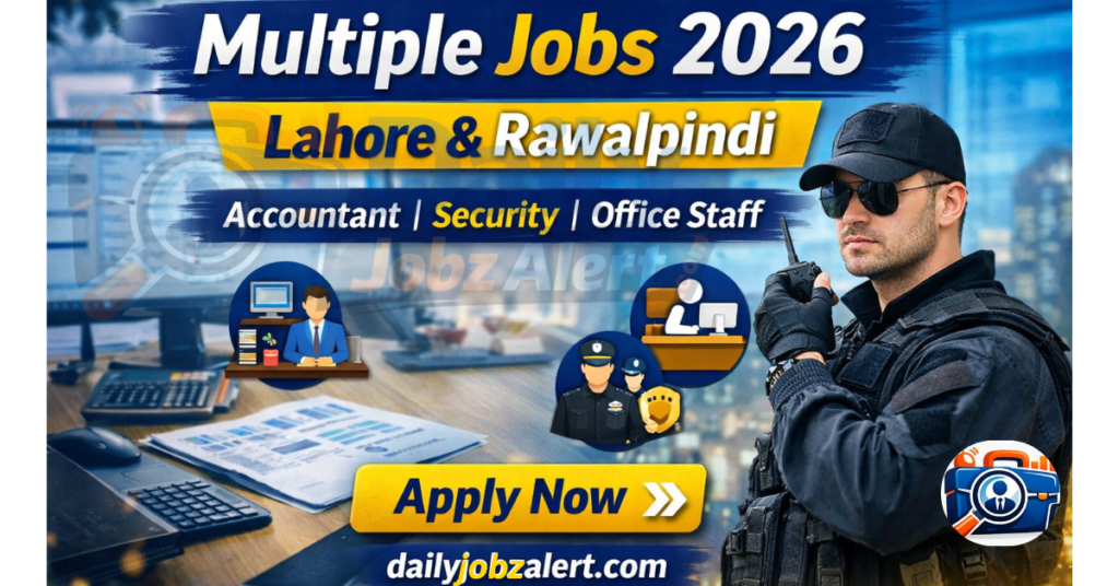 Store Incharge and Office Boy Jobs in Lahore 2026 Apply