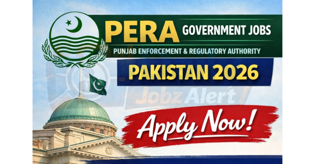 Punjab Enforcement And Regulatory Authority Lahore Jobs 2026