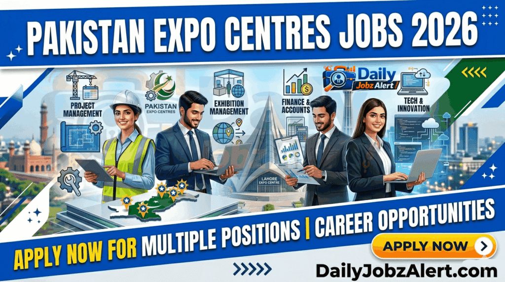 Pakistan Expo Centre Jobs 2026 Apply Now