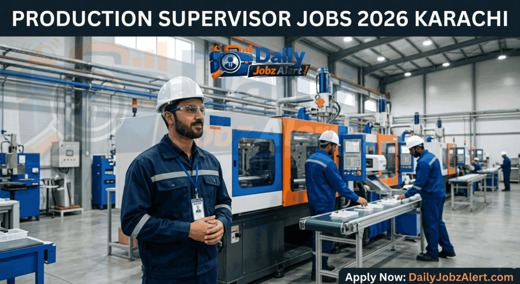 Production Supervisor Jobs in Karachi 2026 apply now