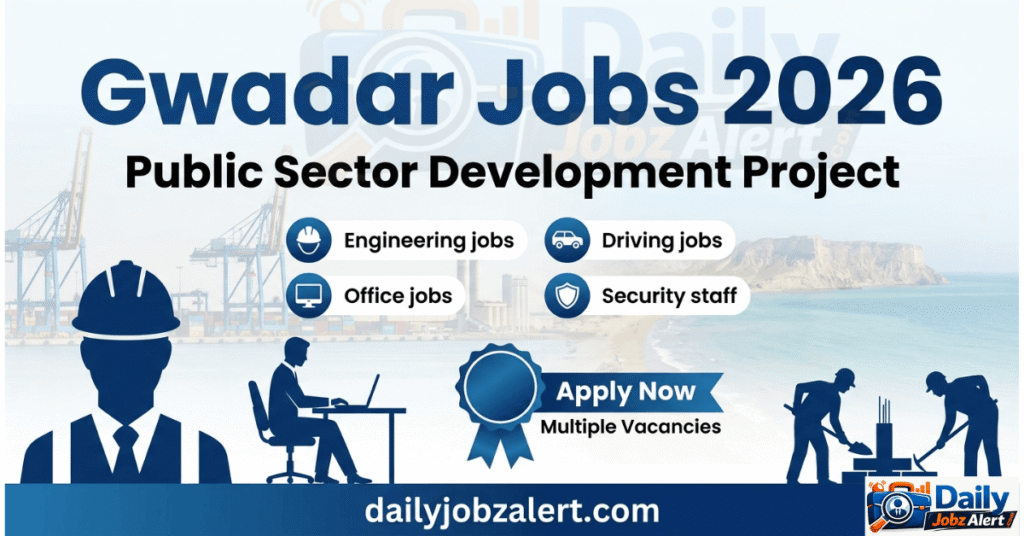 Public Sector Development Project Jobs in Gwadar Pakistan