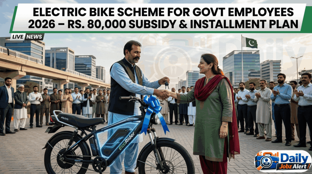 Electric Bike Scheme 2026 for Govt Employees apply online
