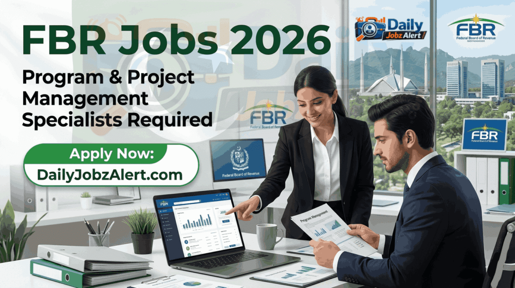 FBR Jobs 2026 Pakistan apply online