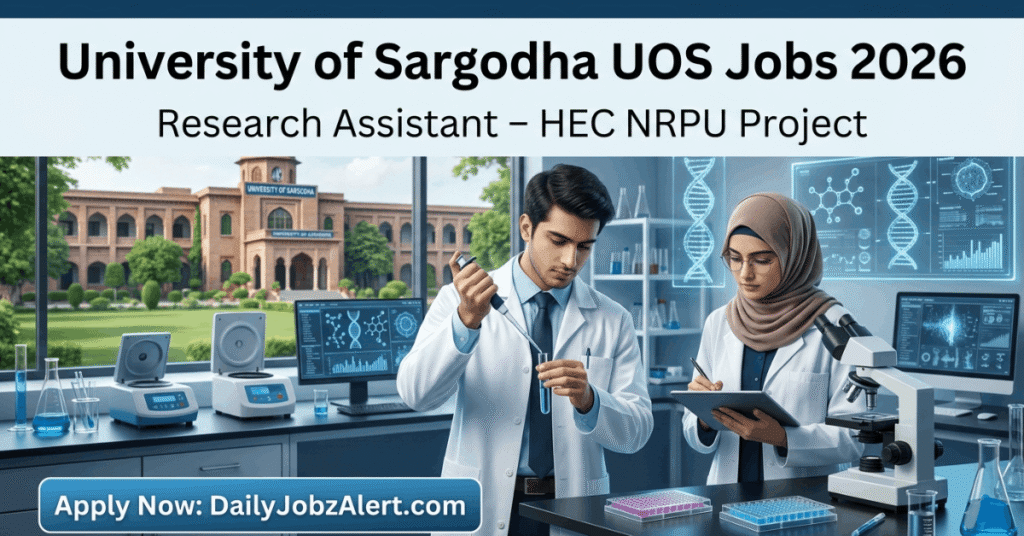University of Sargodha UOS Jobs 2026